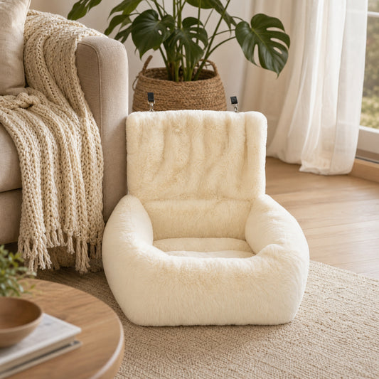 hunde sofa i bil luksus